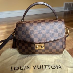 Louis Vuitton Damier Ebene shoulder bag/satchel - BROKEN CLASP NEEDS REPAIR